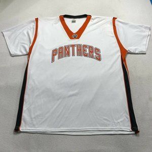Vintage Sports Belle Baseball Jersey Shirt Panthers Mens Size XL